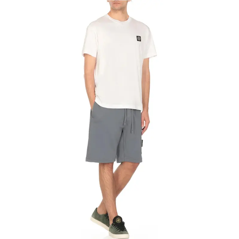 STONE ISLAND Compass Patch Drawstring Shorts-3