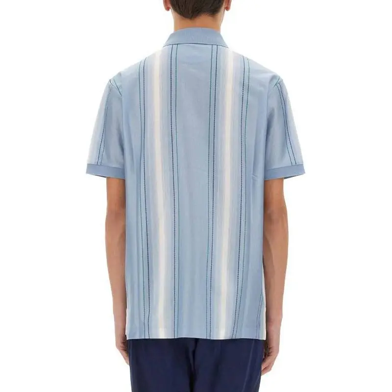 Paul Smith Short Sleeved Striped Polo Shirt-1