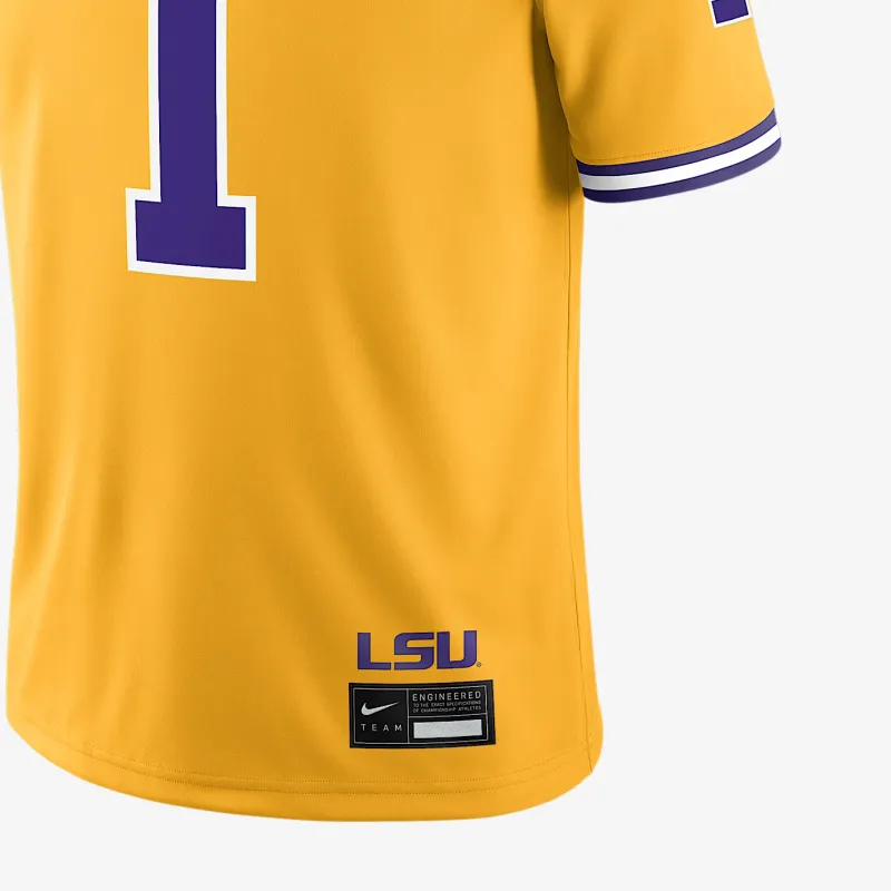 Nike Lsu Tigers Men's Nike Dri FIT College Game Jersey-2