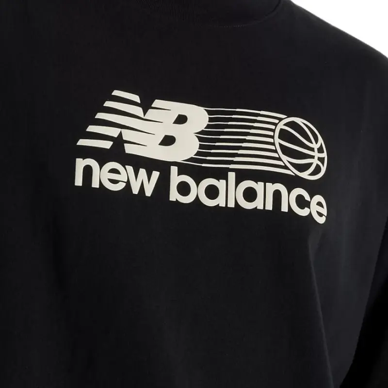 New Balance Logo print T shirt-4
