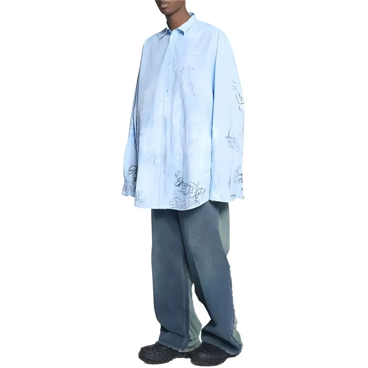 Balenciaga Graffiti Shirt-2