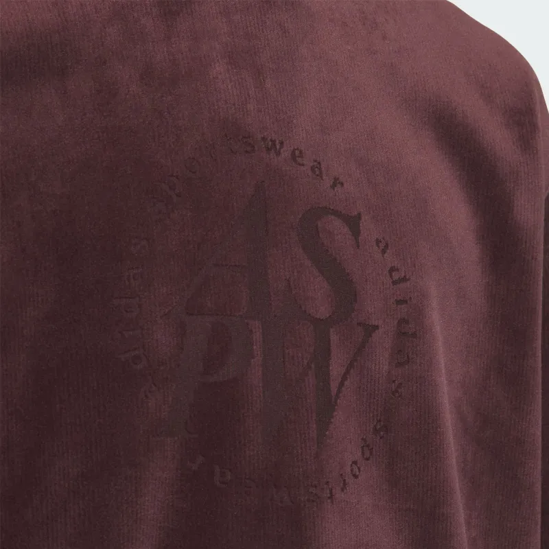 Adidas Sweatshirt Unisex Dark Gray Brown-6