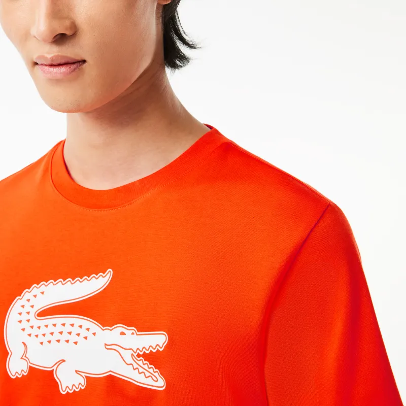 LACOSTE T-Shirt Men's Yellow White-3