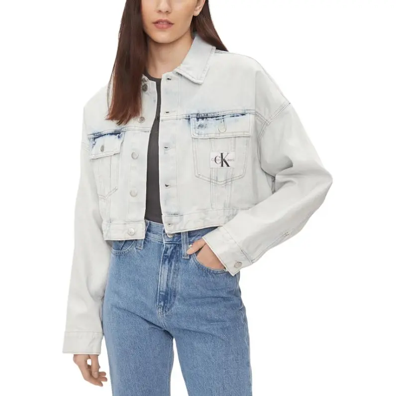 CALVIN KLEIN Denim Jacket Women's Light-2