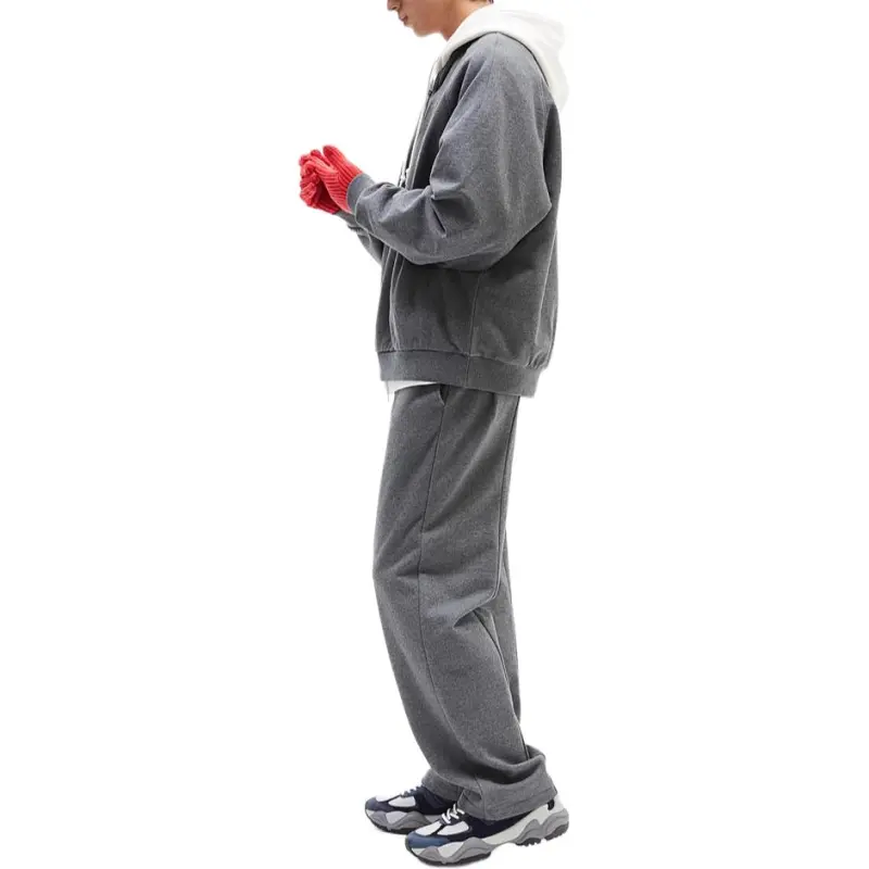 H&M New Year Sweatshirts Men Dark Gray-4