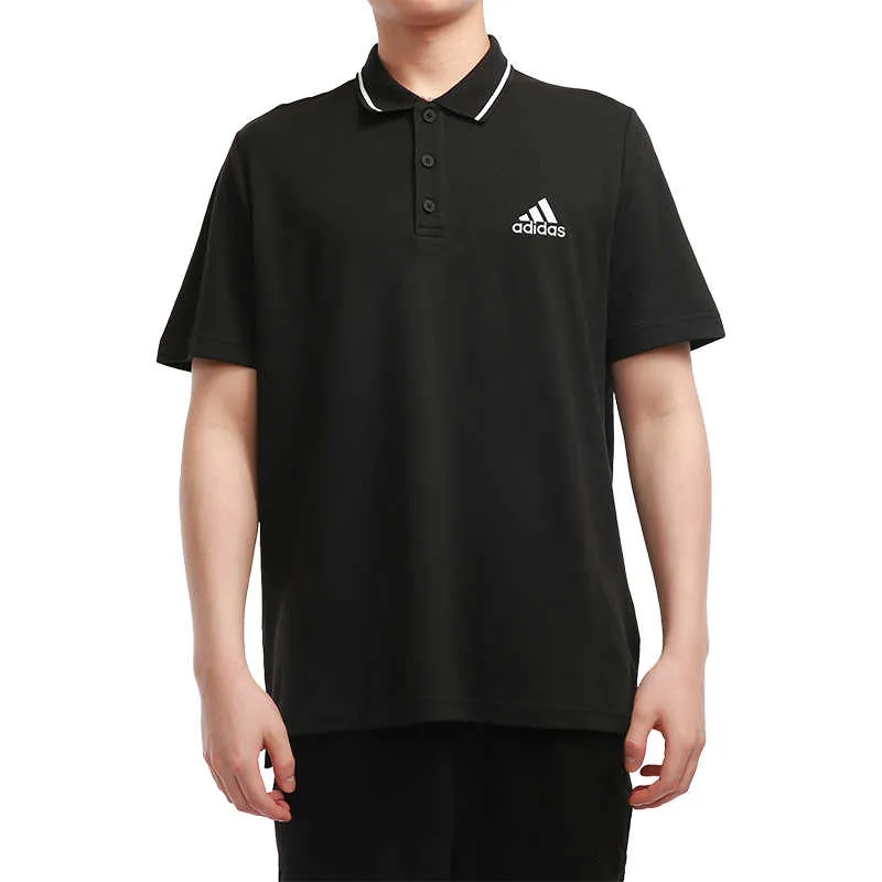 Adidas Polo Shirts Men Black-2