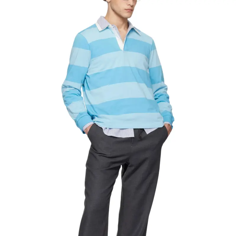 Paloma wool Polo Shirt Men's Blue-3