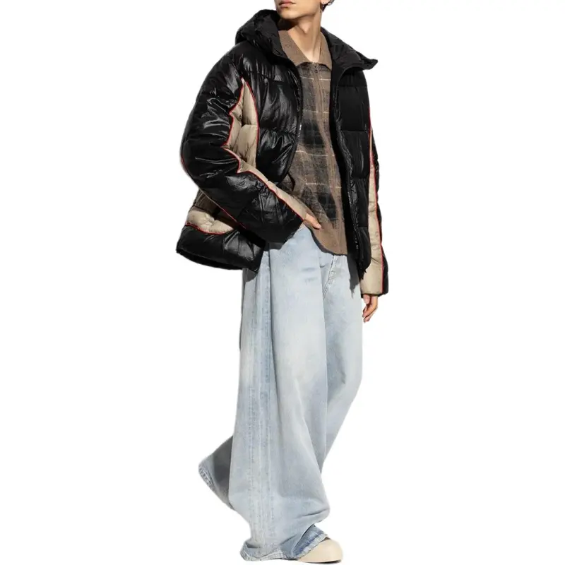 DIESEL W Ostend Panelled Padded Jacket-4
