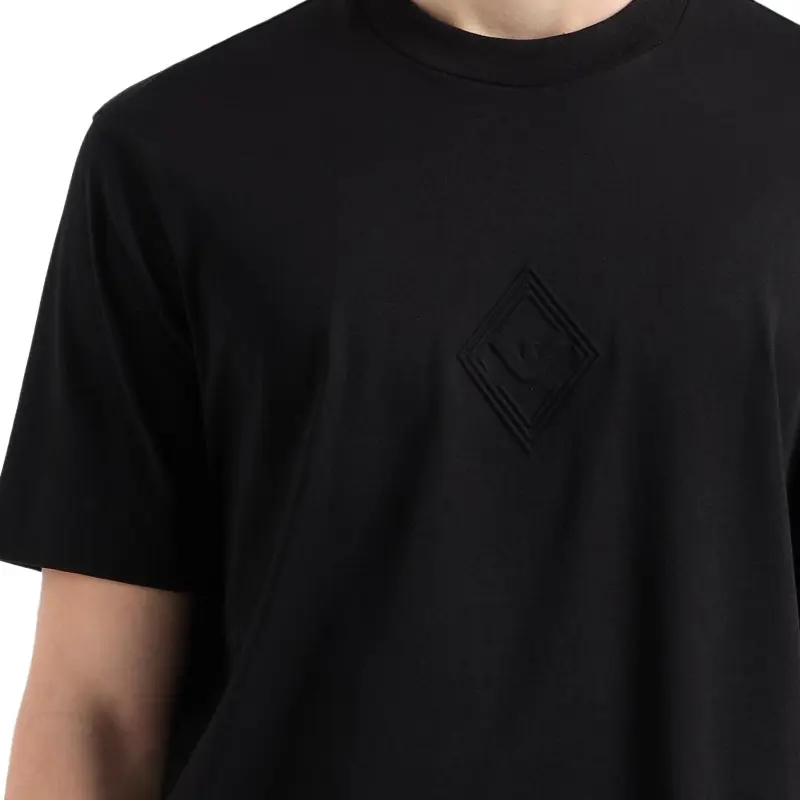 EMPORIO ARMANI Asv Jersey T shirt With Embossed Eagle Logo-3