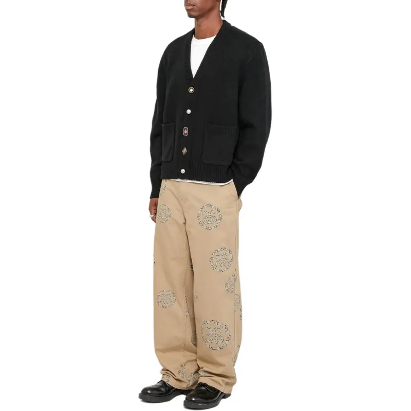 Denim Tears X Stussy Playing Card Suits Cardigan-3