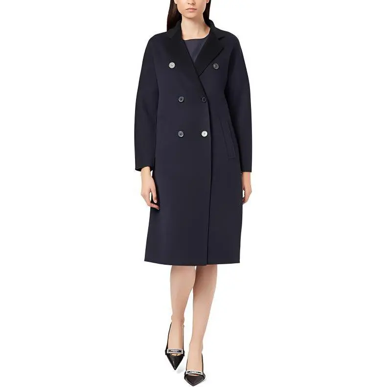 EMPORIO ARMANI Coats Women's Navy Blue-3