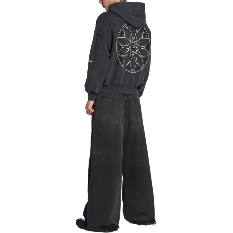 Balenciaga FW25 Jeans Loose Fit Men's Black-3