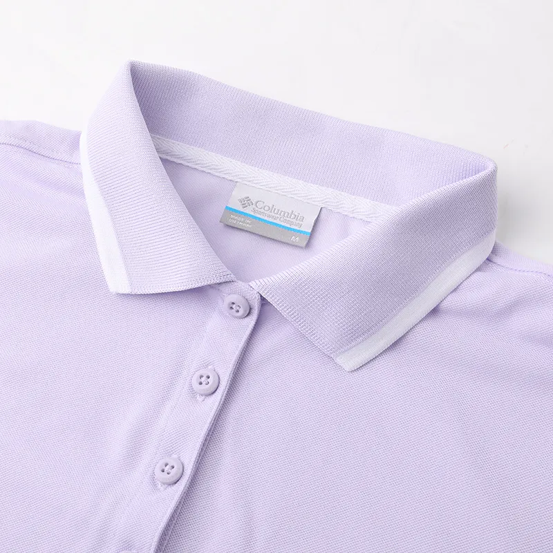 Columbia Polo Shirt Women's Dark Purple-2