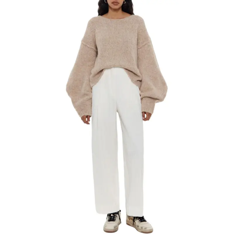 Bimba Y Lola Pleated Tapered Trousers-1