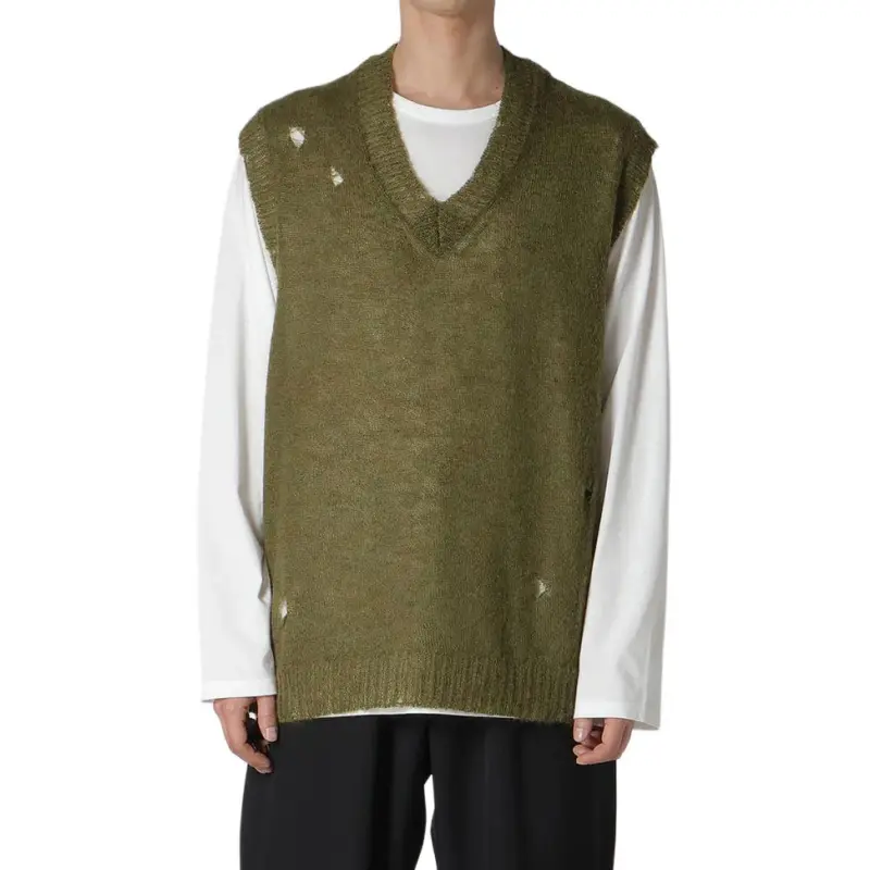 Yohji Yamamoto Tank Top Men's Green-2