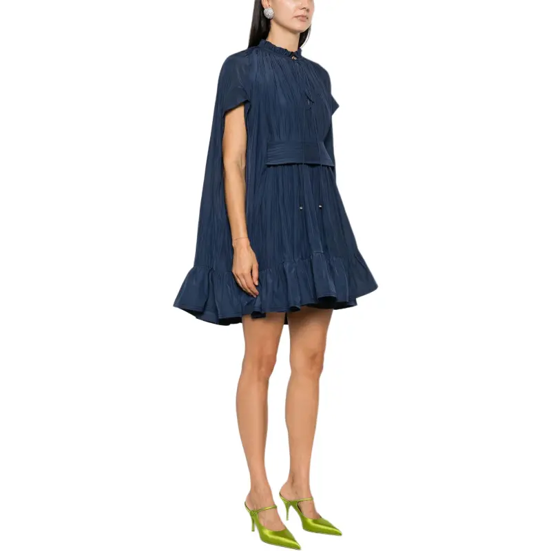 Lanvin Ruffled Belted Mini Dress-3