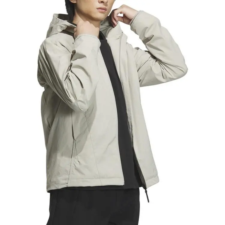 Adidas Wuji Series Wuji Warm Woven Jacket Jackets & Coats Men's Sesame Earth-2