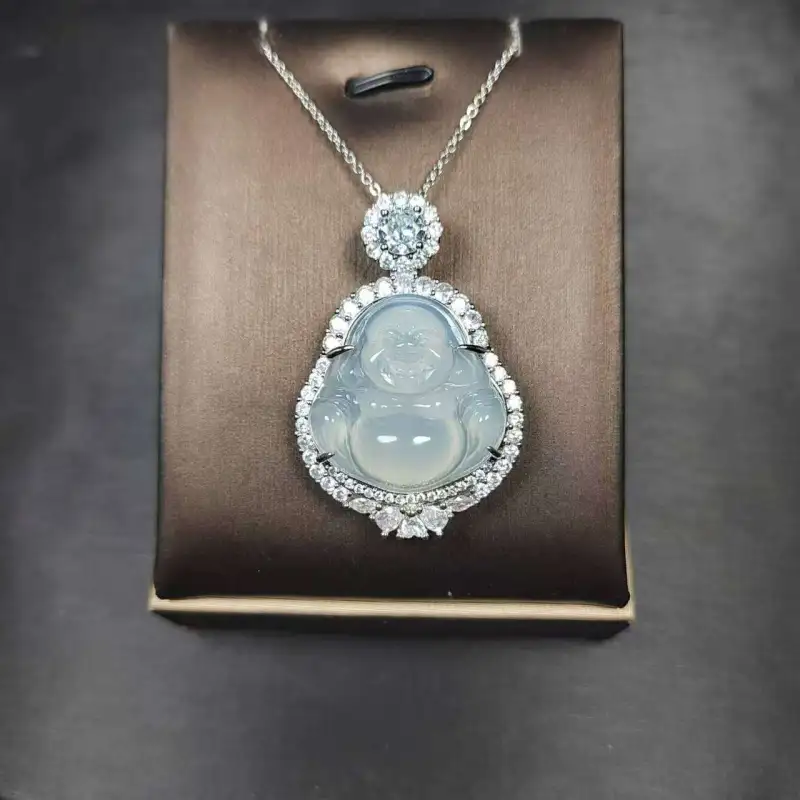 JUNWEN Chalcedony Necklaces Unisex-4