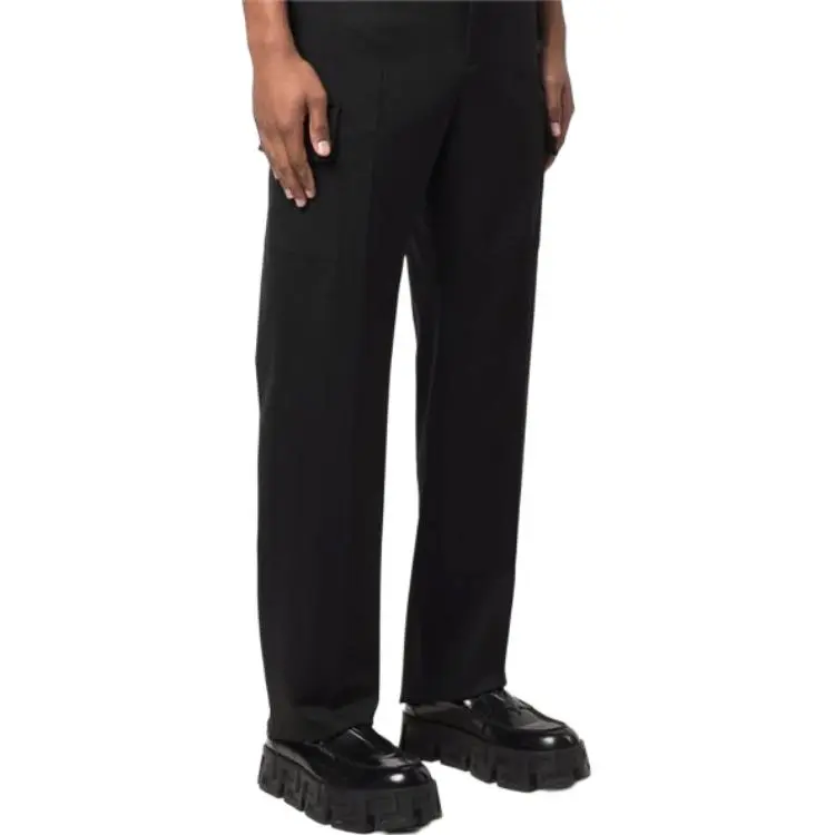 Valentino Cargo Pants Men's Black-4