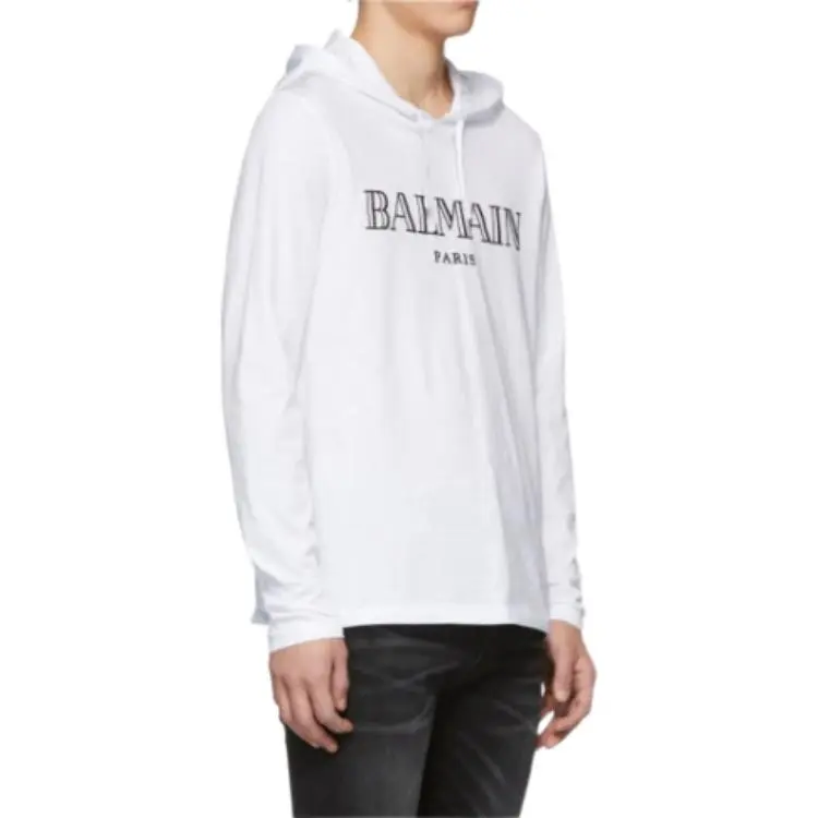 BALMAIN Sweatshirts Men White-3