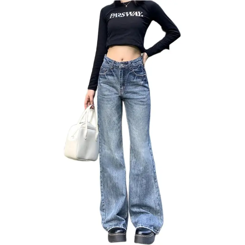 Concubine Zhu Jeans Unisex Vintage Blue-2