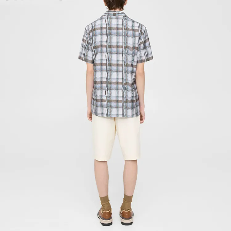 THEORY X Lucas Ossendrijver Shirts Men French Mixed Blue-1