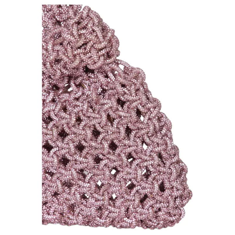 HIBOURAMA Resin With Crystal Handbag Women's Pink-2
