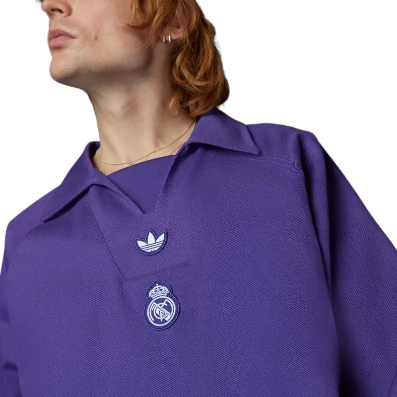 Adidas Real Madrid Terrace Icons Drill Sweatshirt-3