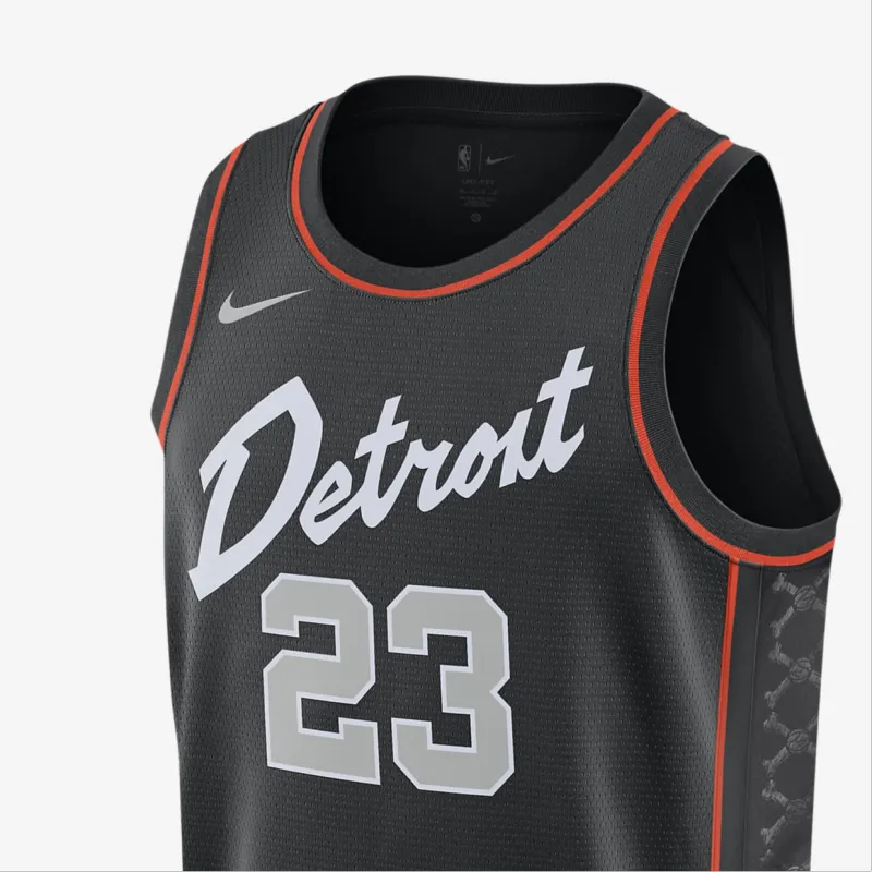 Nike Jaden Ivey Detroit Pistons City Edition 2023/24 Men's Nike Dri FIT Nba Swingman Jersey-2