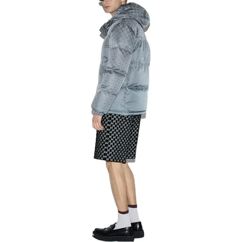 GUCCI SS25 Puffer Jacket Unisex Blue-3