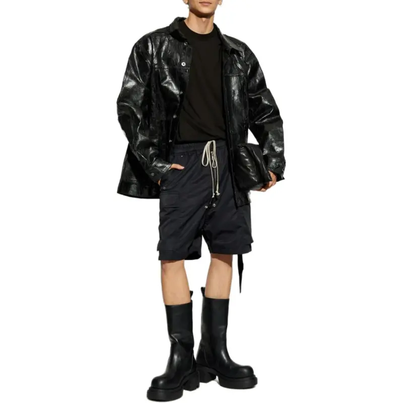 Rick Owens DRKSHDW Oversized Buttoned Jacket-4