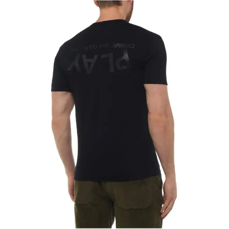 CDG Play T Shirts Men Black-4