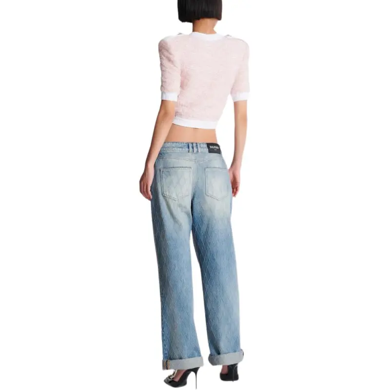BALMAIN Cropped Cardigan-4