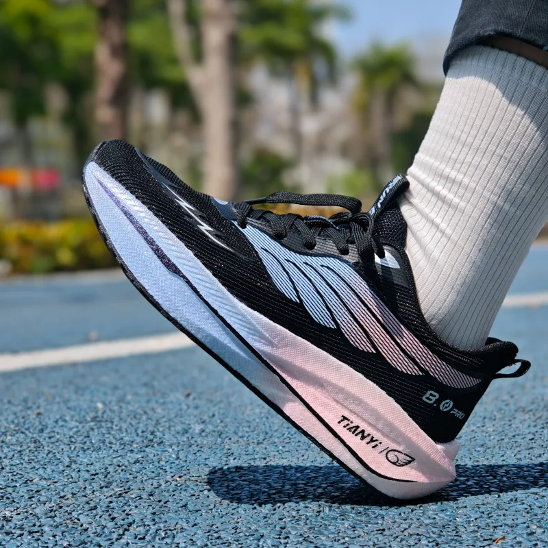 BTE Cushioning, Slip Resistant, Abrasion Resistant, Breathable, Rebound Low Top Running Shoes Unisex-12
