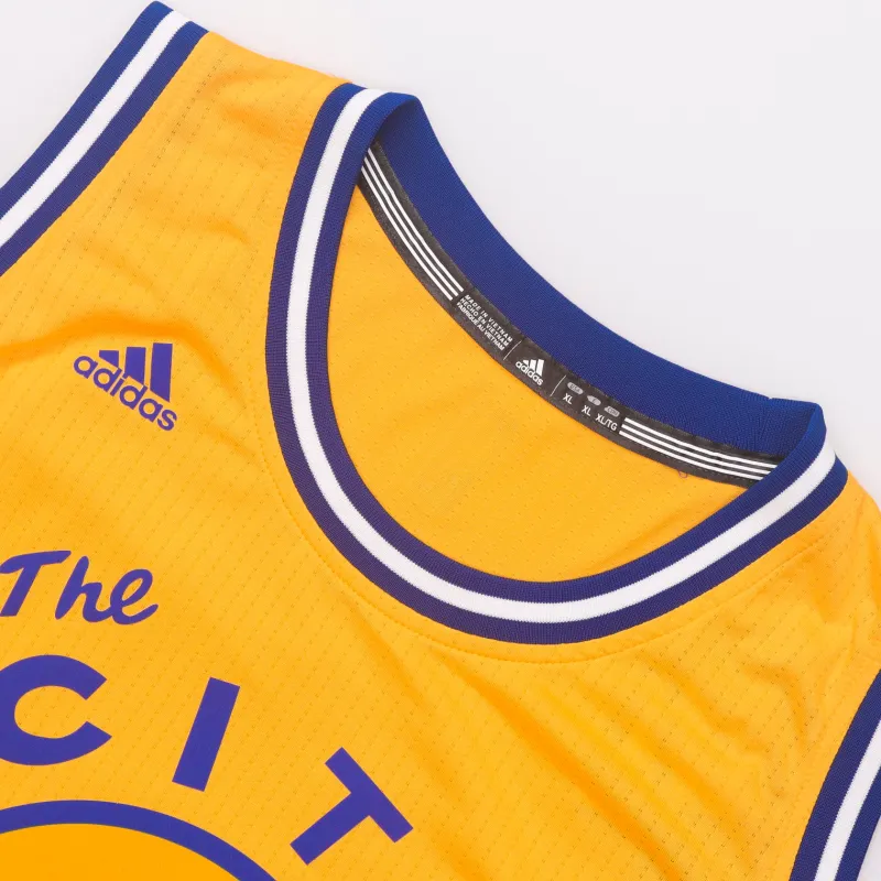 Adidas Basketball Jerseys Unisex Yellow Blue-2
