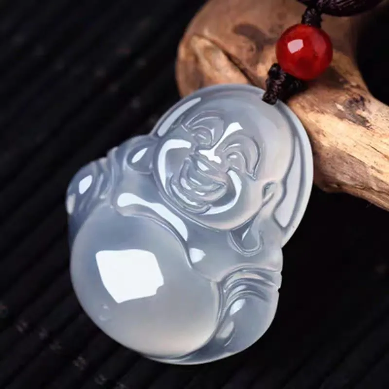 JUNWEN Chalcedony Necklaces Unisex-1