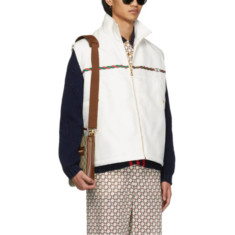 GUCCI Gg Embroidered Vest-3
