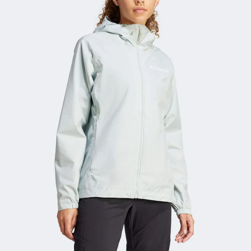 Adidas ULT TERREX MULTI 2L RAIN.RDY Jackets & Coats Women's Gray-1