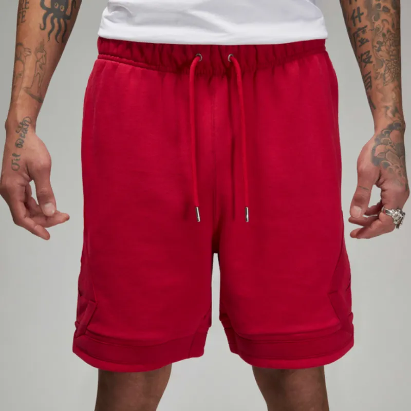 Jordan Flight Fleece Sports Shorts Men's Red-2