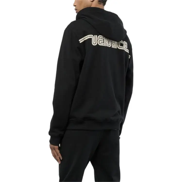VERSACE Zip Up Drawstring Hoodie-3