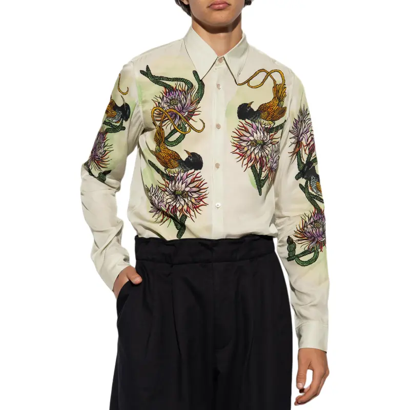 DRIES VAN NOTEN Graphic Printed Shirt-1