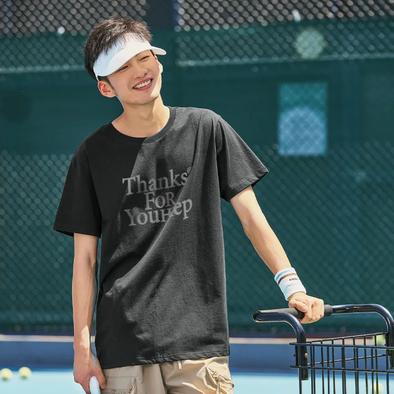 Tonlion T Shirts Men Starry Gray-5