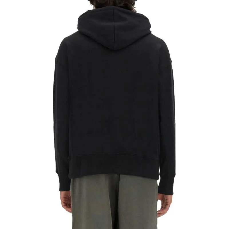MSGM Logo Printed Drawstring Hoodie-2