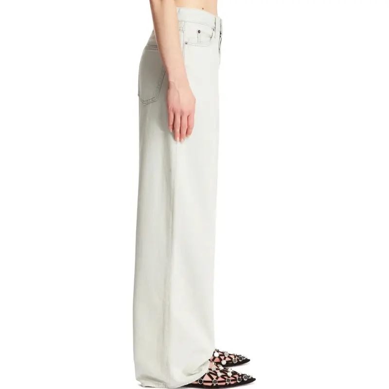 Acne Studios Mid Rise Straight Leg Jeans-5