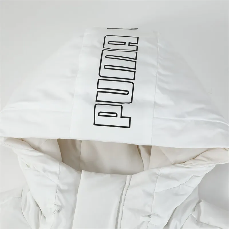 PUMA LONG DOWN COAT Down Jacket Unisex White-3