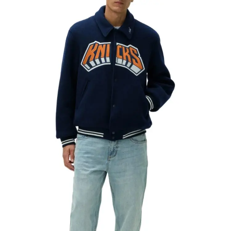 KITH X New York Knicks Empire Wool Coaches Jacket-3