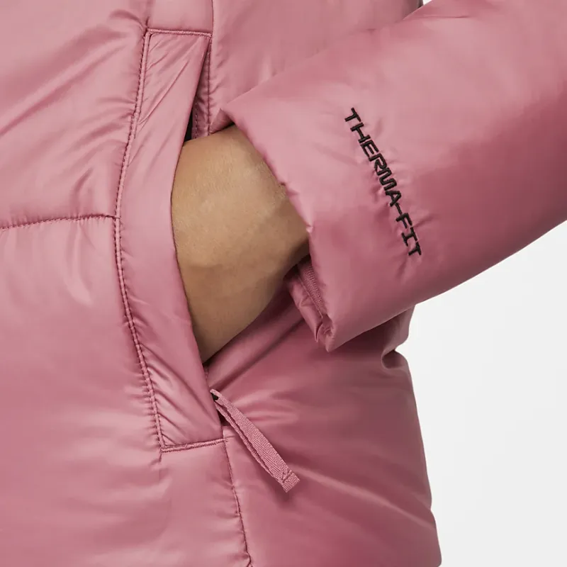 Nike Puffer Jackets Women's Pink-2