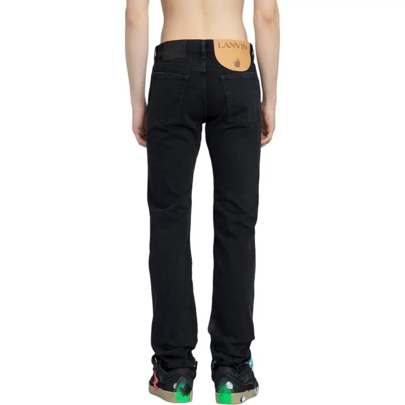 Lanvin Jeans Men Black-4