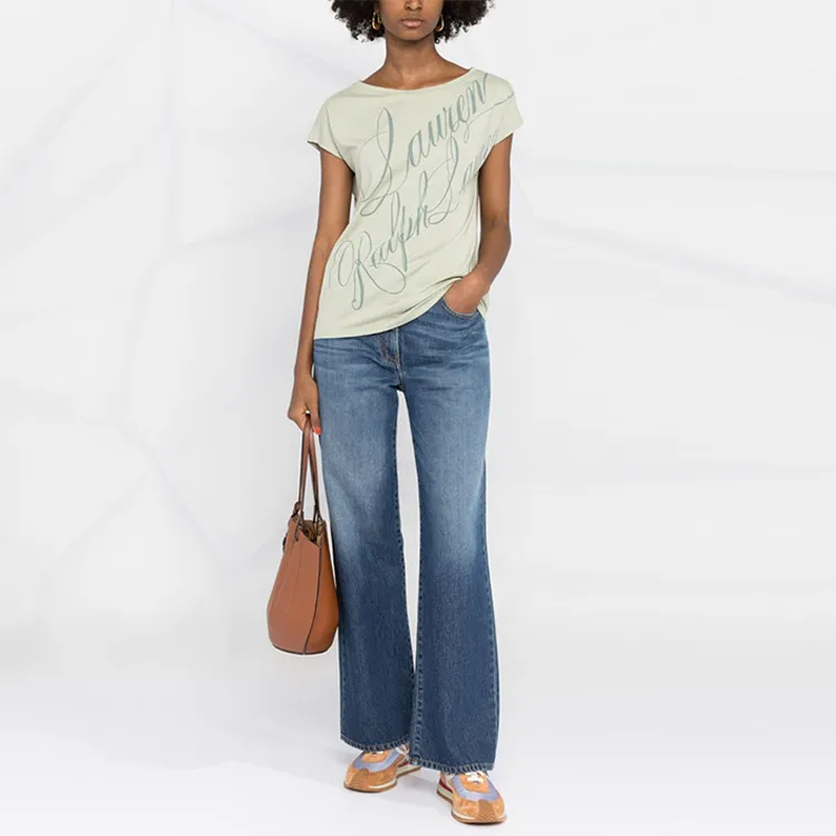 Polo Ralph Lauren T-Shirts Women's Light Green-1
