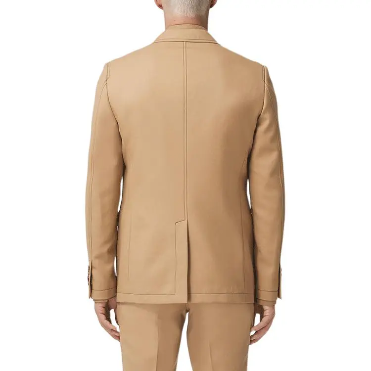 Burberry Business Suits Men Camel-3